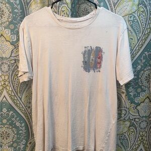 Nautica White Short Sleeve Tee with Graphic Design